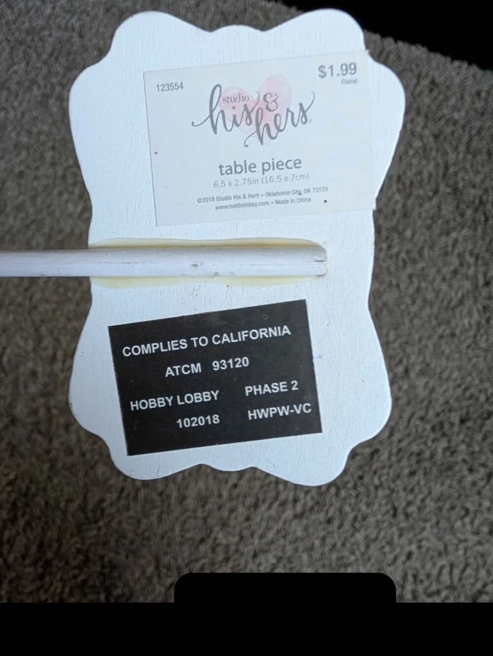 Mini Chalkboard Place Card Signs – Black